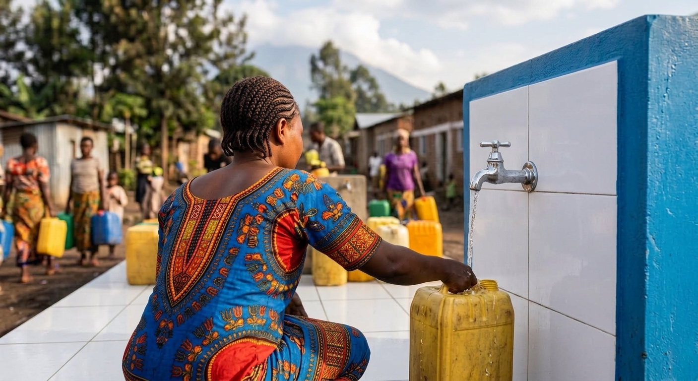 Quand l´eau rapproche les communautés : à Mweso, le PPSSP et Tearfund misent sur la dignité, le changement et la paix